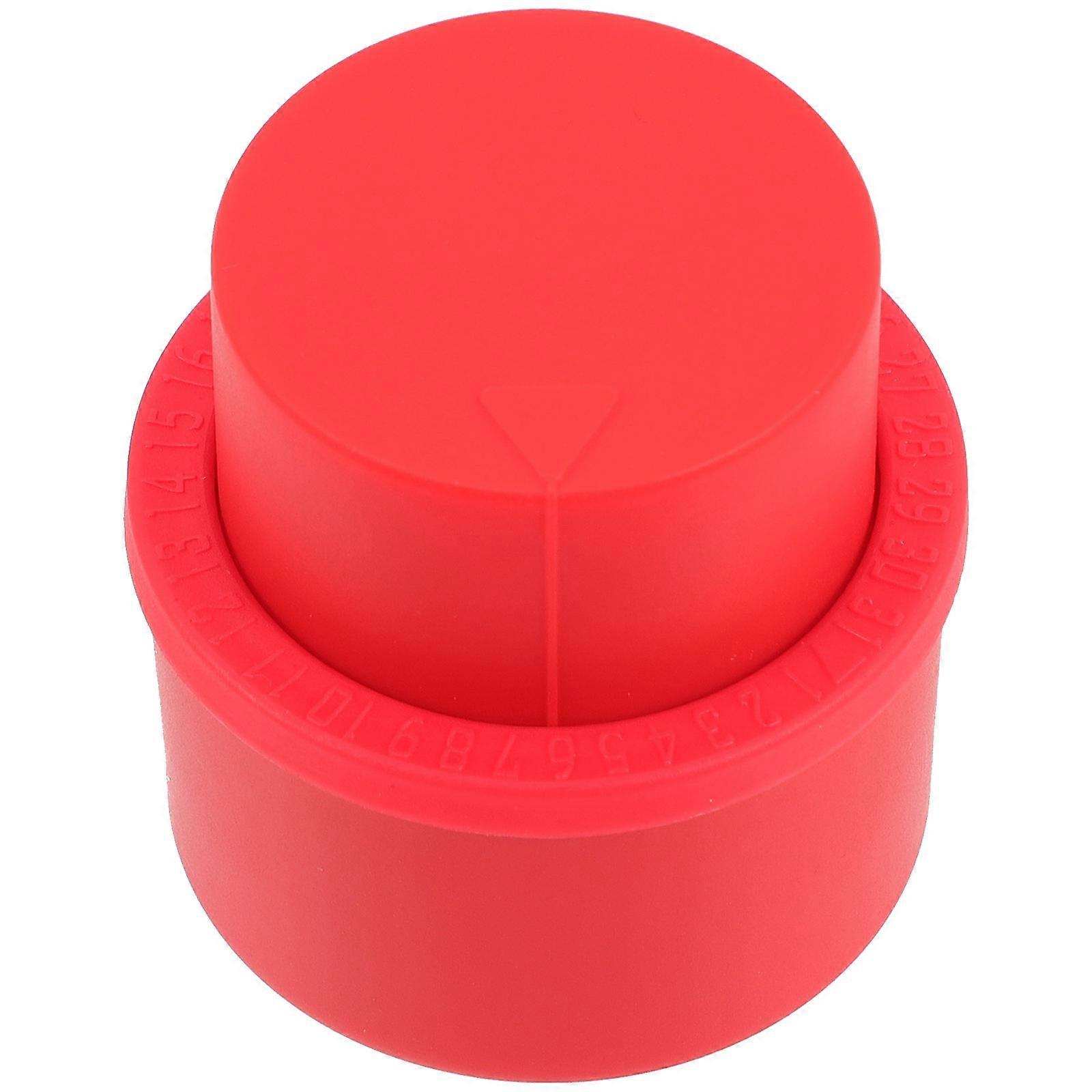 Inflatable Bottle Cover Round Shaped Stoppers For Party Record Storage Time Adults 1Set