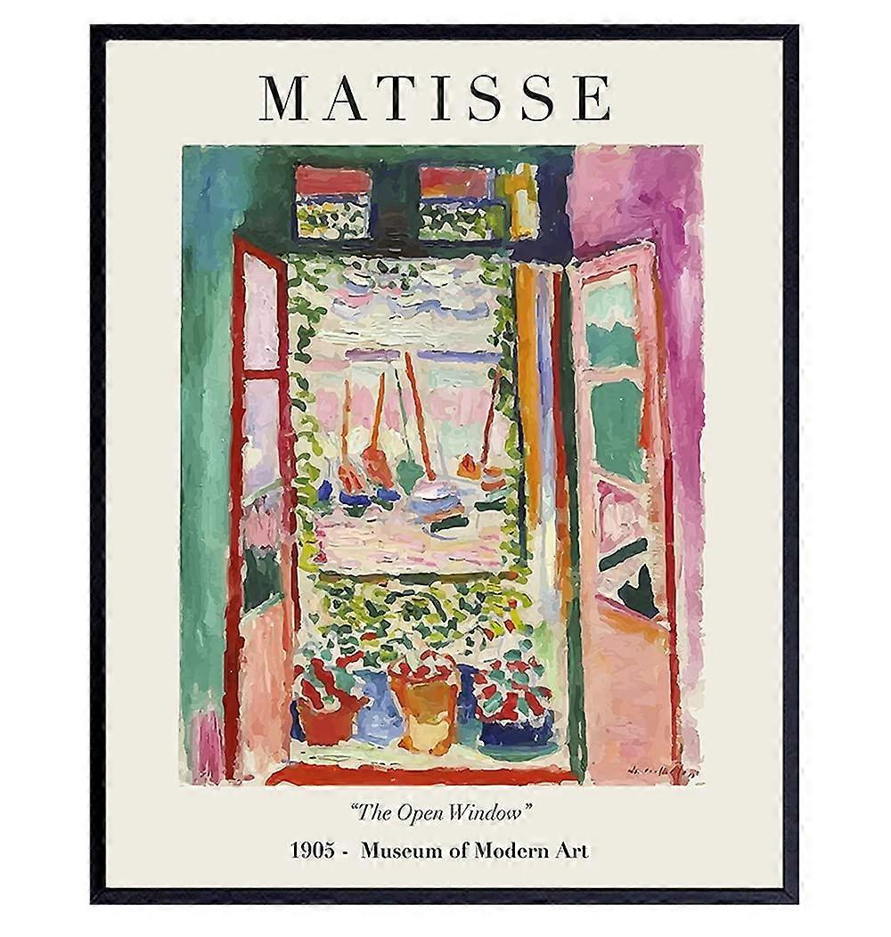Adult Paint by Numbers for Beginners, Open Window, Painting by Henri Matisse (2) DIY Digital Painting by Numbers Kit on Canvas 40 x 50 cm'