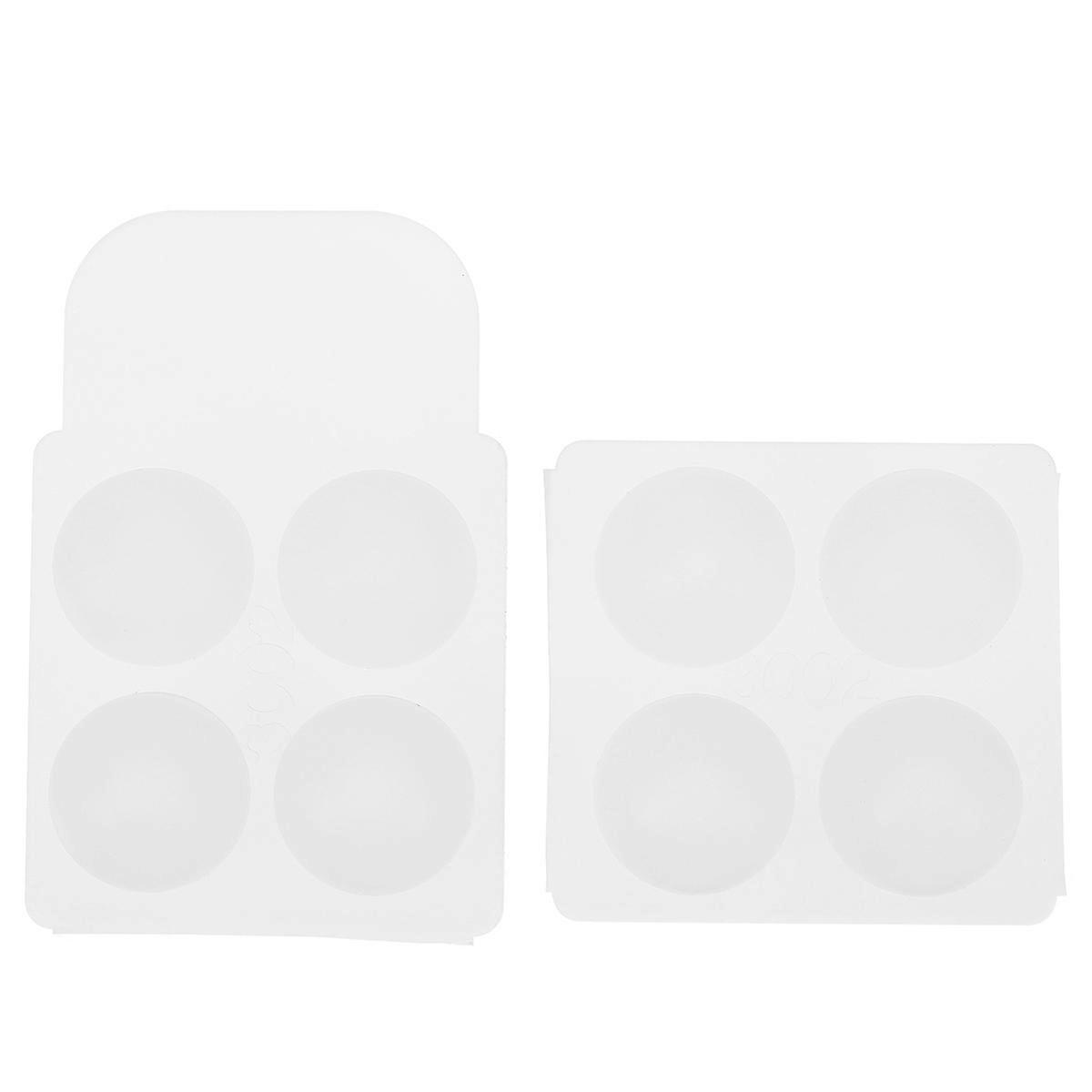 Skull Silicone Mold 2pcs, DIY Resin Crafts, Non Stick Reusable Moulds for Jewelry Making, Easy to Use and Clean, White Small