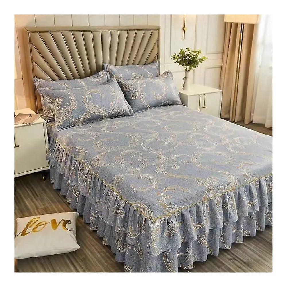 Mattress Cover Bettrock, Skin-Friendly Bedding, Washed, Modern Bedroom Textile, 150 x 200 cm