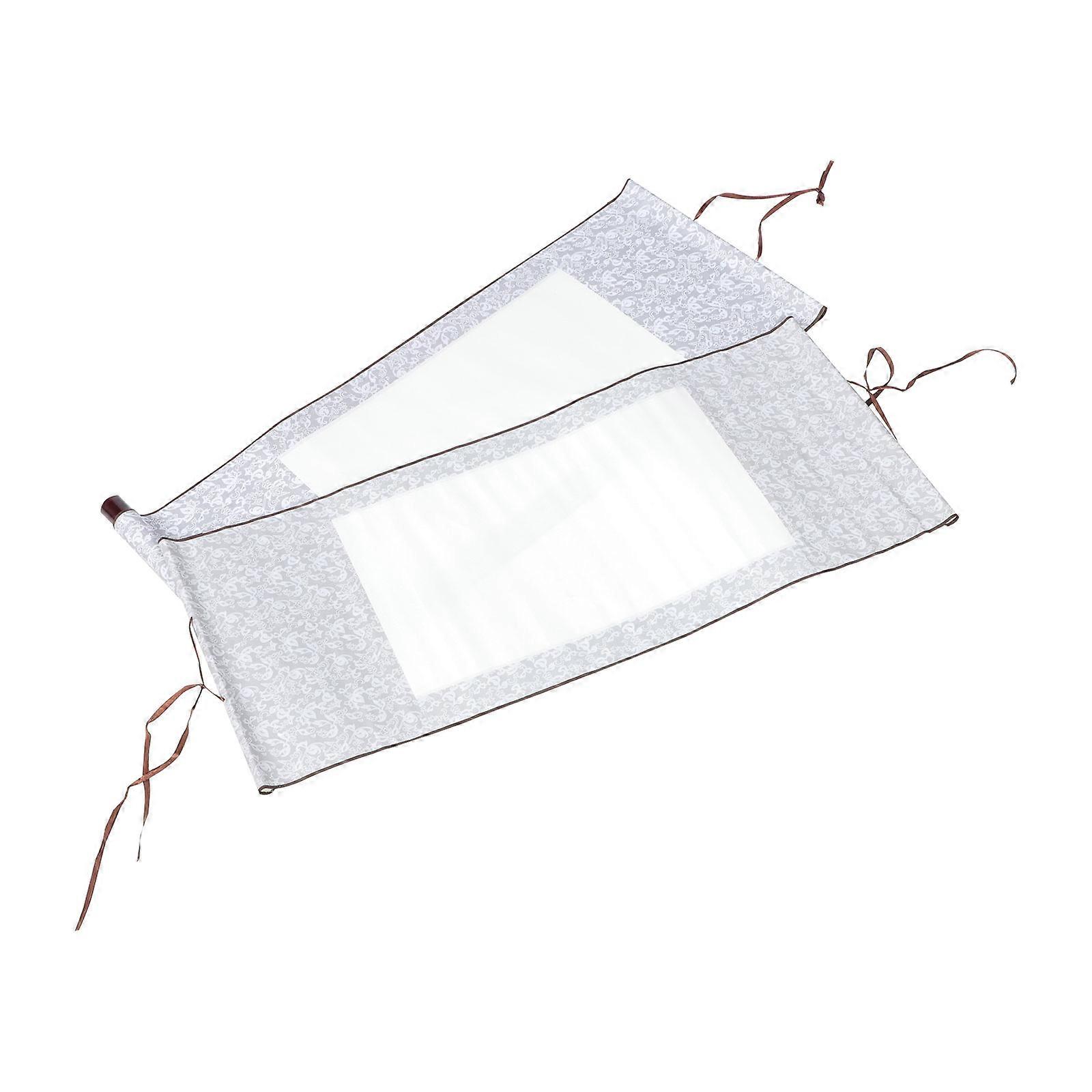 2pcs Blank Hanging Scroll Art Wall Decor Made of Chinese Xuan Paper for Calligraphy, Painting, Watercolor – Ideal for Beginners and Advanced Artists