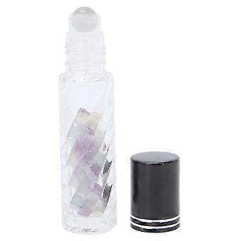 Essential Oil Roller Bottle Travel Portable Roll on Bottles Accessory for Health Care 10mlFluorite Ball