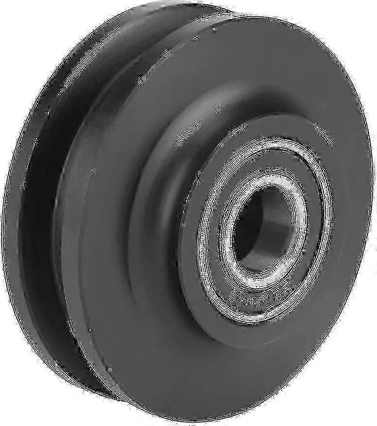 2pcs Sliding Door Pulley Wheels for American Barn Door - Crane Track Hardware & Roller for Smooth Operation & Easy Installation