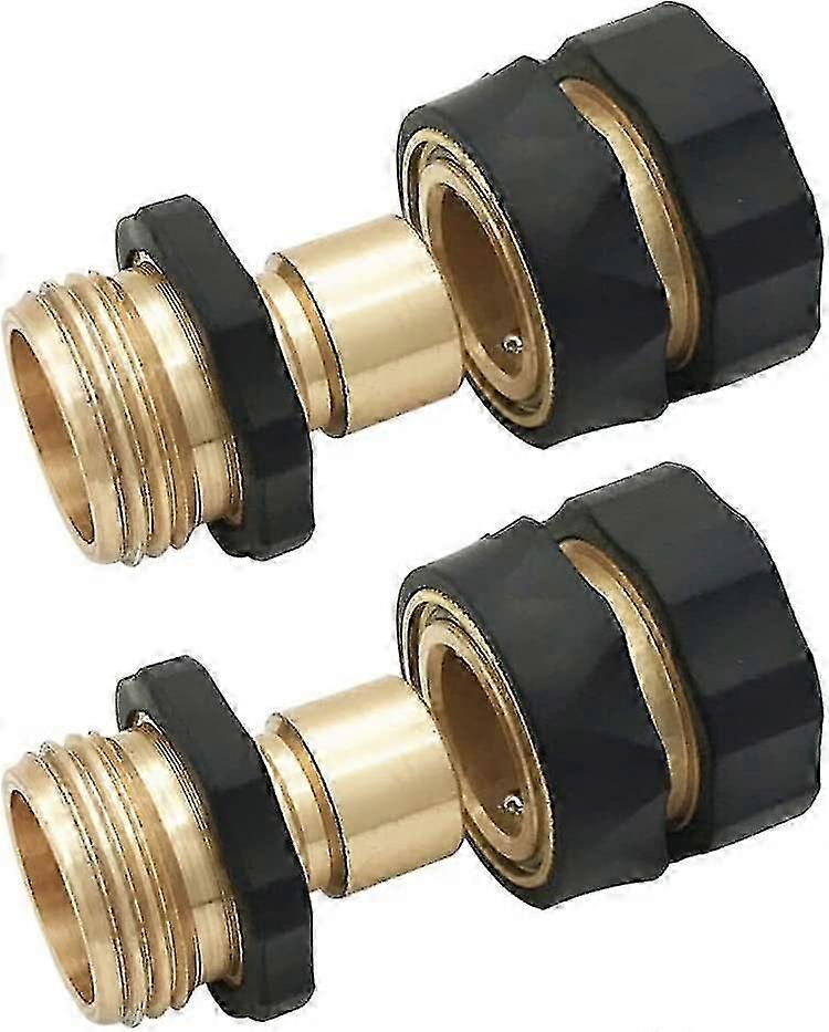 حديقة خرطوم سريع موصل الذكور والإناث خرطوم المياه موصلات حديقة خرطوم تركيب موصل سريع (1set، أسود)