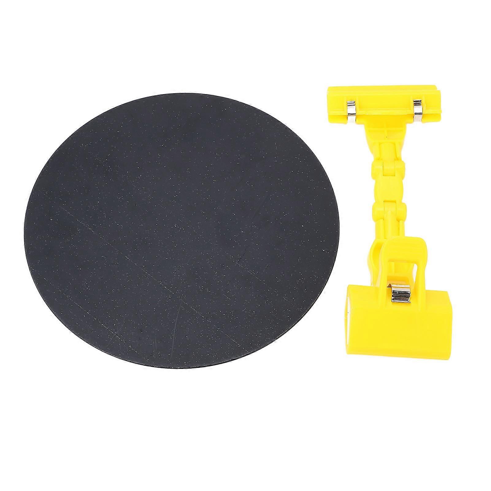 Welding Blackout Panel Portable Adjustable Clip On Arc Welding Light Blocking Plate Automatic Dimming 18cm Round Yellow