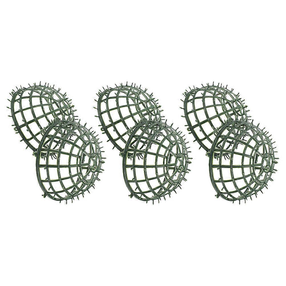3pcs Artificial Plant Topiary Ball Support Cage Plastic Plant Faux Ball Frame Rack Flower Shelf Holder For Garden Backyard Props