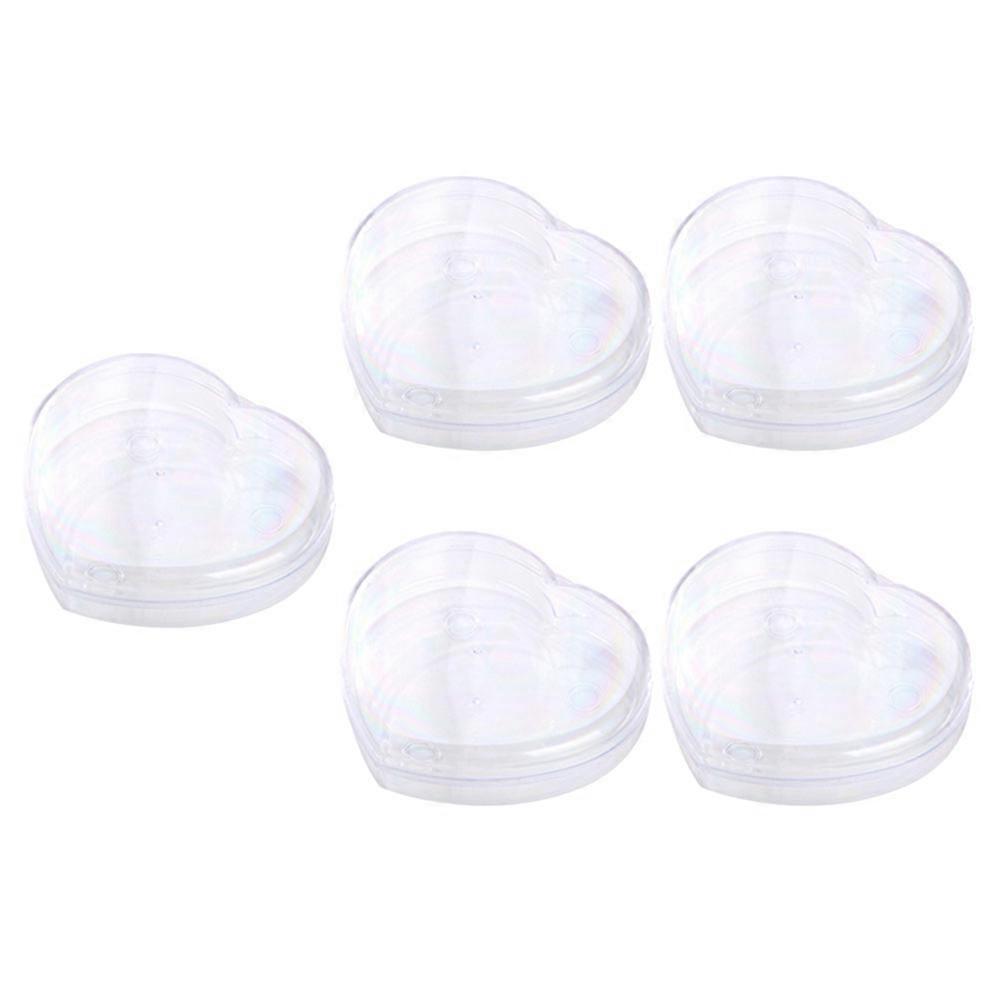 Romantic Heart Shaped Gift Container for Storing Made of Strong Plastic Transparent Large Enough
