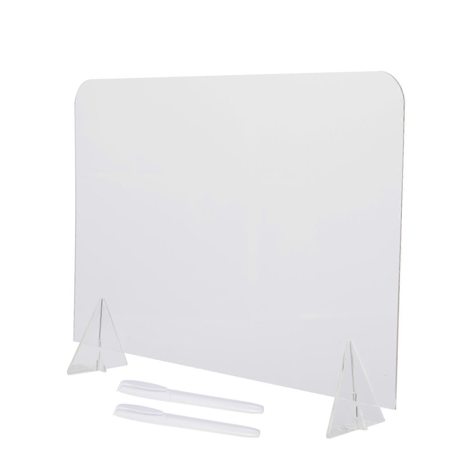 Acrylic Memo Board for Home Use Transparent Desk Decor with Erasable Pen Includes 1 Set