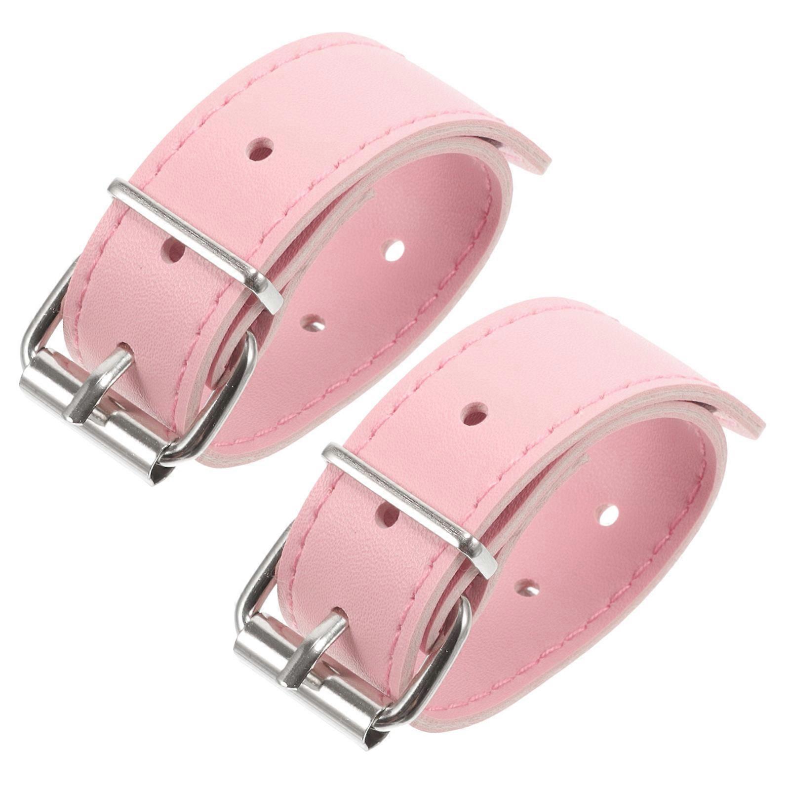 Bike Basket Straps Strap for Adjustable Use 1Pair Pink