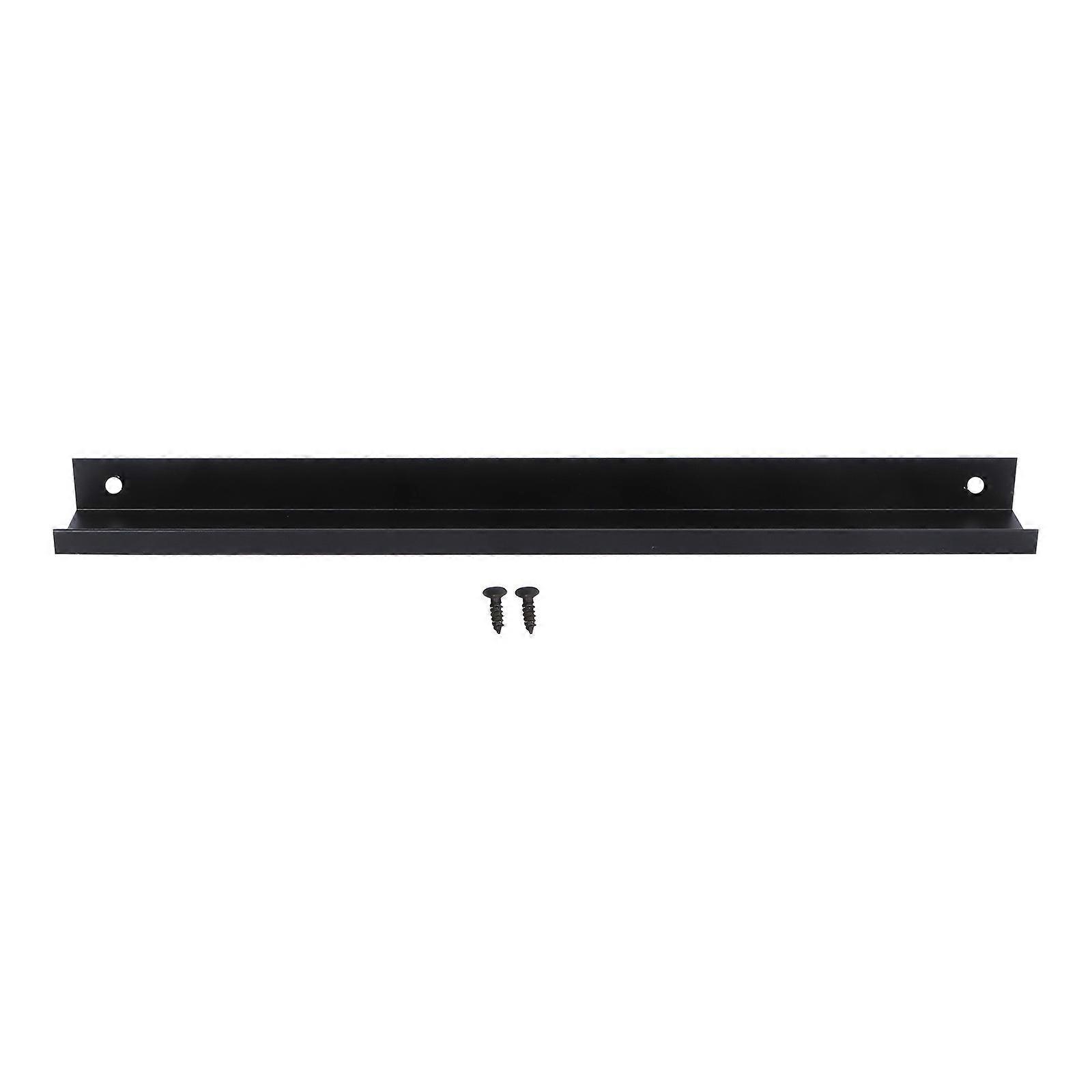 Modern Black Aluminum Wardrobe Door Handle for Cupboard Cabinet Drawer Showing Stand Simple
