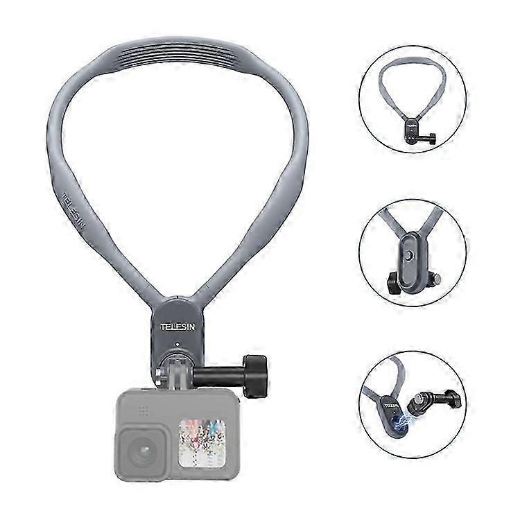 Telesin Te-hnb-001 Action Camera Neck Mount Magnetic Mount For Gopro Hero 9 10 11 8 7 Insta360 Go 2 Accessory