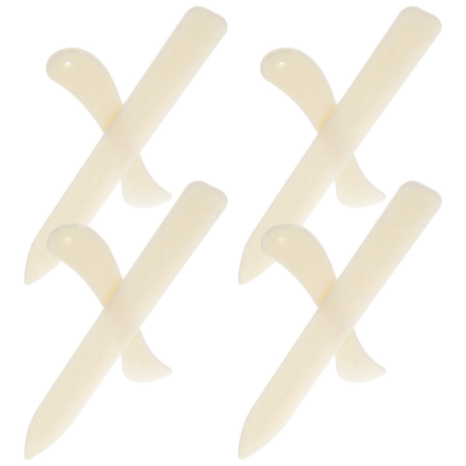 8pcs Plastic Bone Folder Tool for Paper Creasing and Bookbinding Crafts