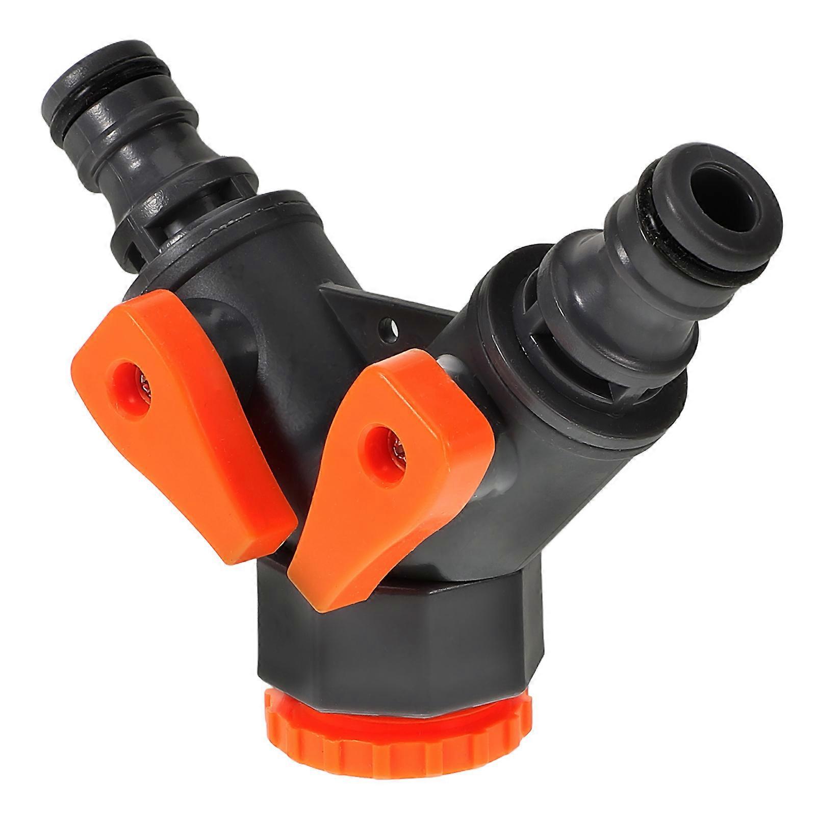3 Way Diverter Valve for Car Use ABS Material Black Color Reliable and Practical 3 Way Splitter
