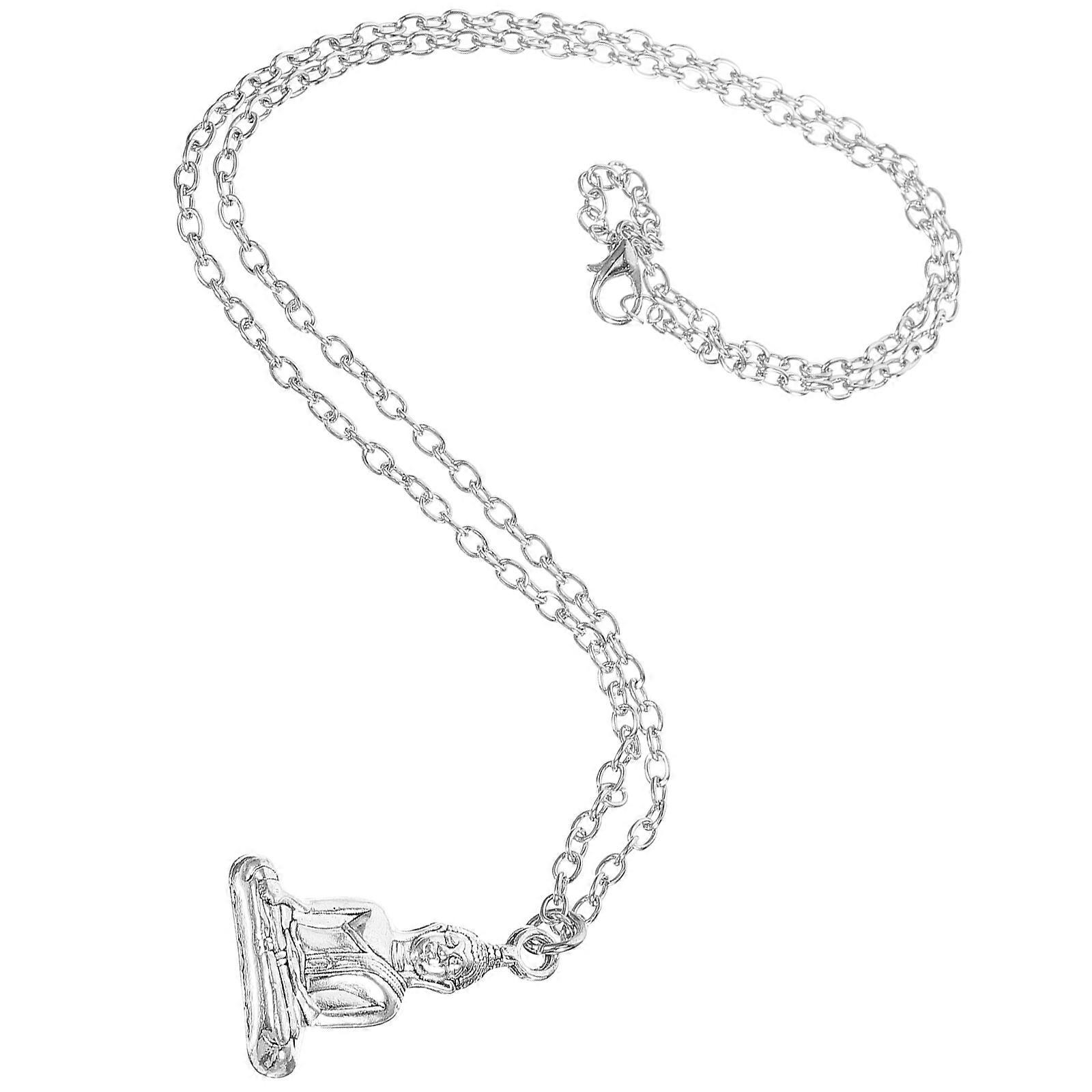 Vintage Buddha Pendant Necklace for Men and Women – Bohemian Yoga Jewelry, Sturdy Design, Easy to Wear for Festivals and Stylish Daily Use