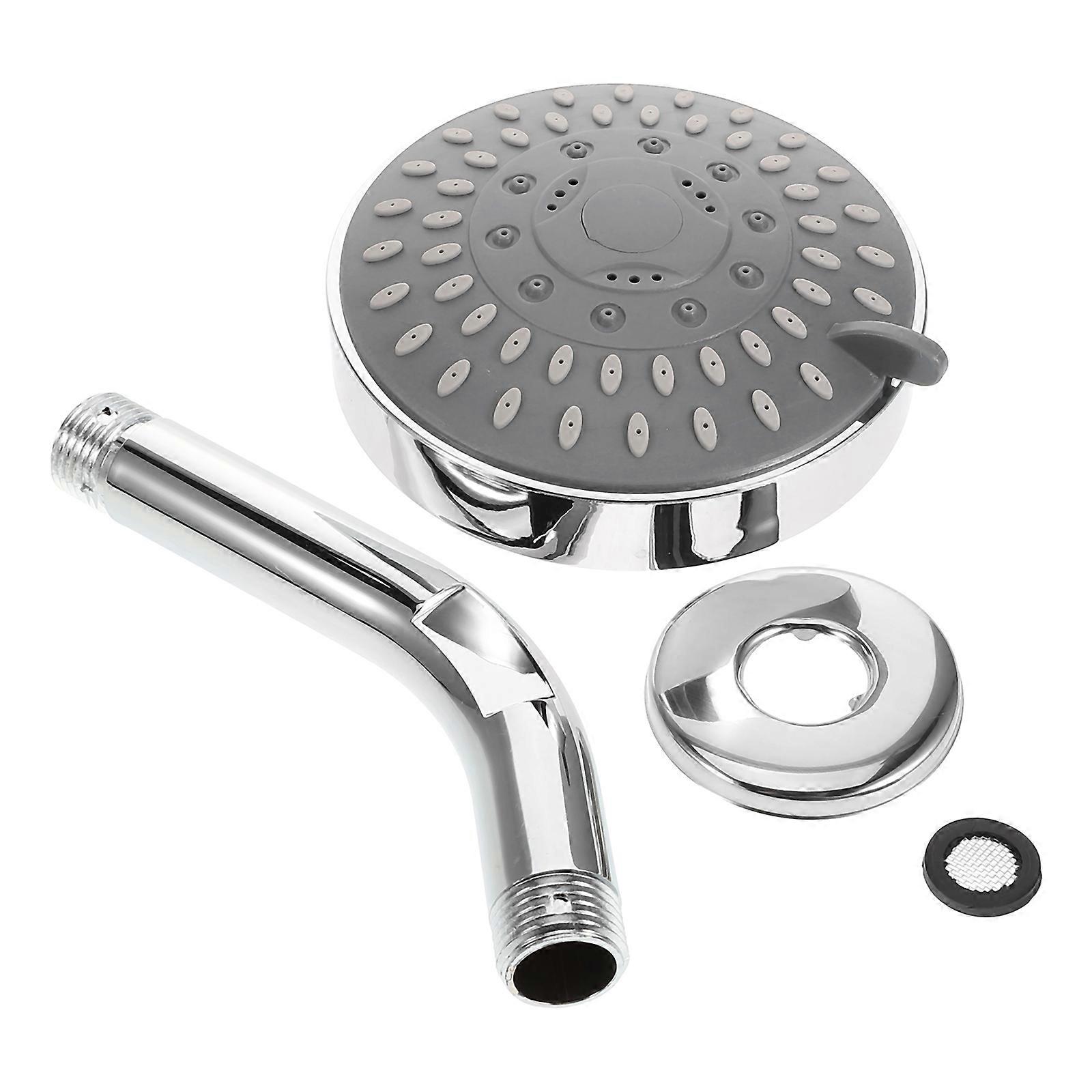 Detachable Spray Shower Head in Silver for Home Use Made of Stainless Steel 7.8 Inches