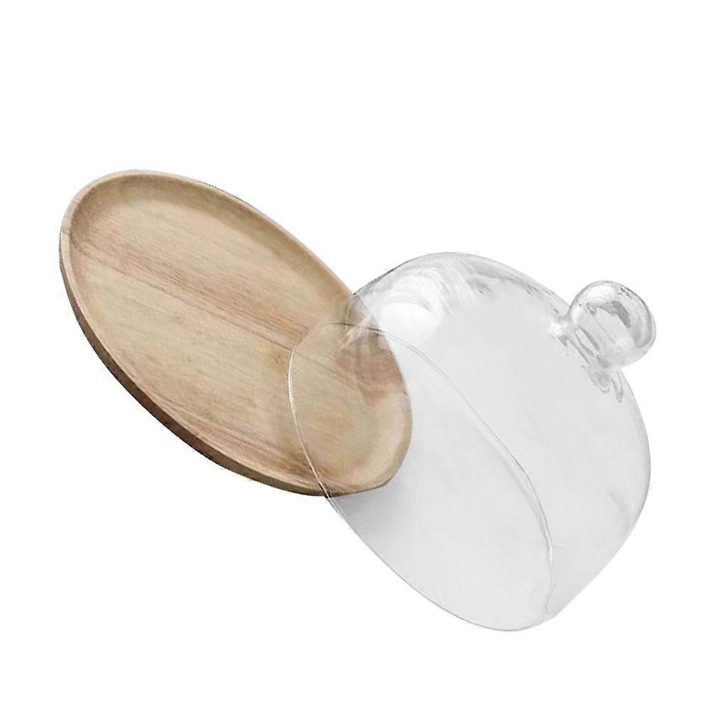 Cake Stand with Dome Multi Wooden for Elegant Display, Storage and Storage Use