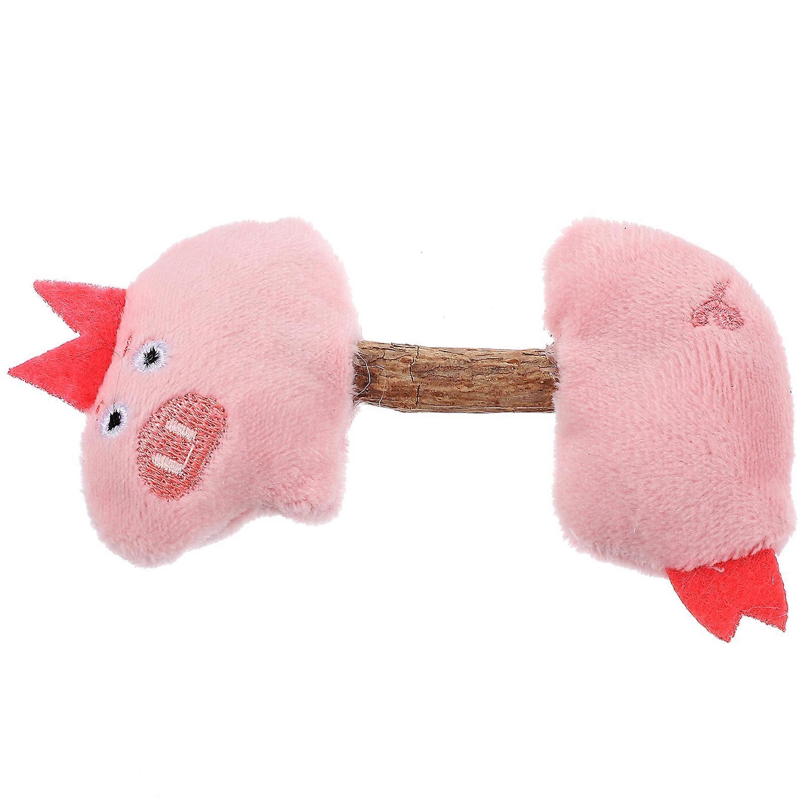 Silvervine Cat Teething Chew   Plush Animal Shape Interactive Kitten Toy for Teeth Grinding, Play, and Bonding with Catnip for Fun and Exercise