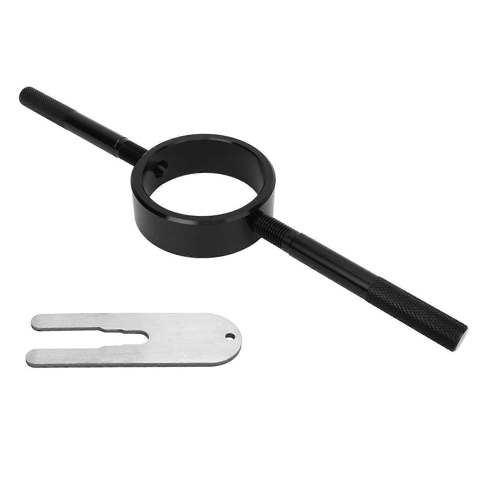 Motorcycle Fork Spring Compressor Tool Set - High-Precision 6061 Aluminum Service Kit, Compatible With Most Street Bikes