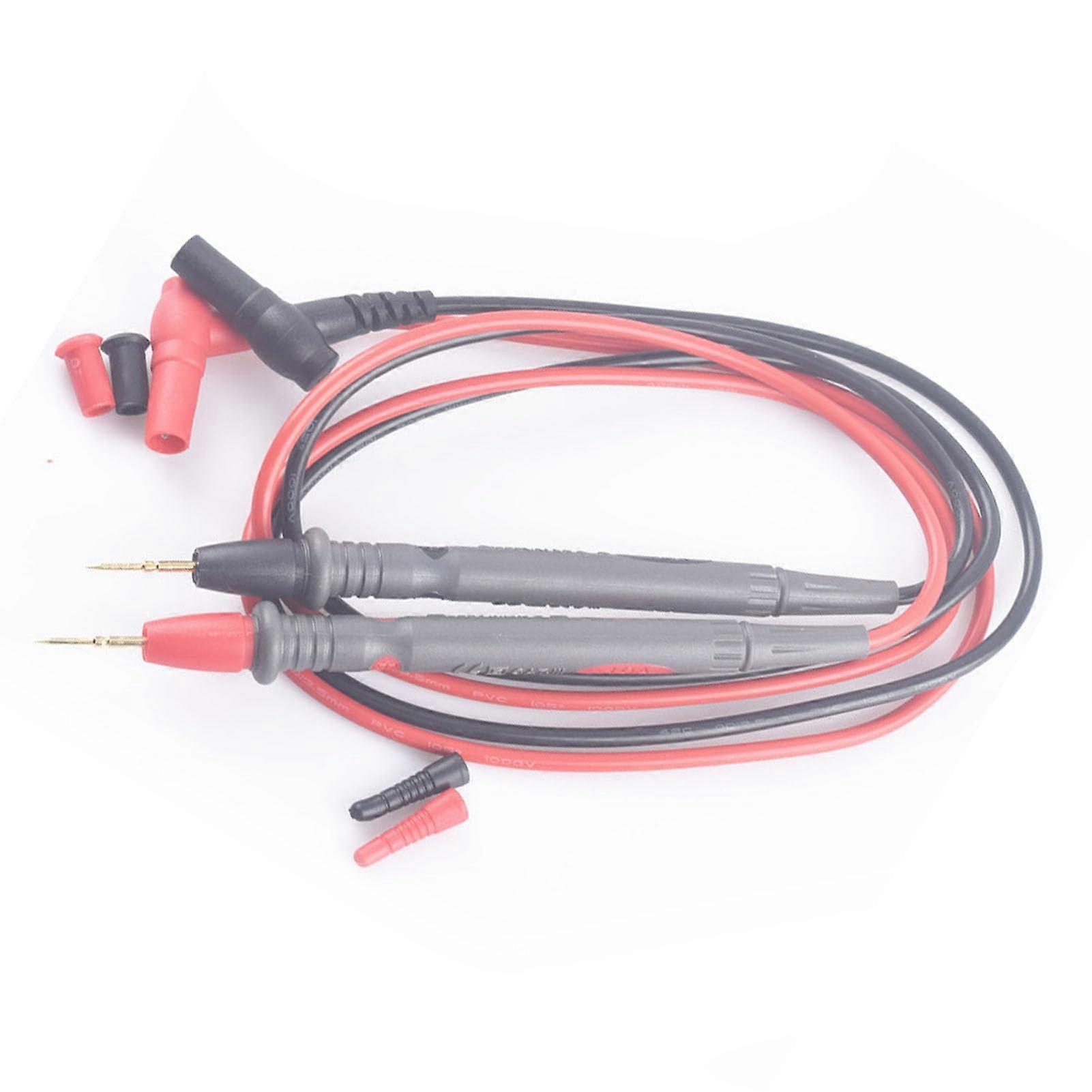 Test probe pin test, 1000 V, 10 A, fine test probe, copper wire, goldplated test probes for multimeter electronics