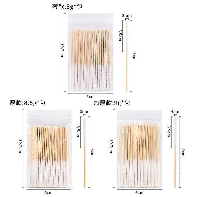 10 Packs Precision Tip Cotton Swabs with Wooden Sticks for Nail Polish Touch Up Disposable Makeup Applicator Cotton Sticks for Makeup Microblading Sup