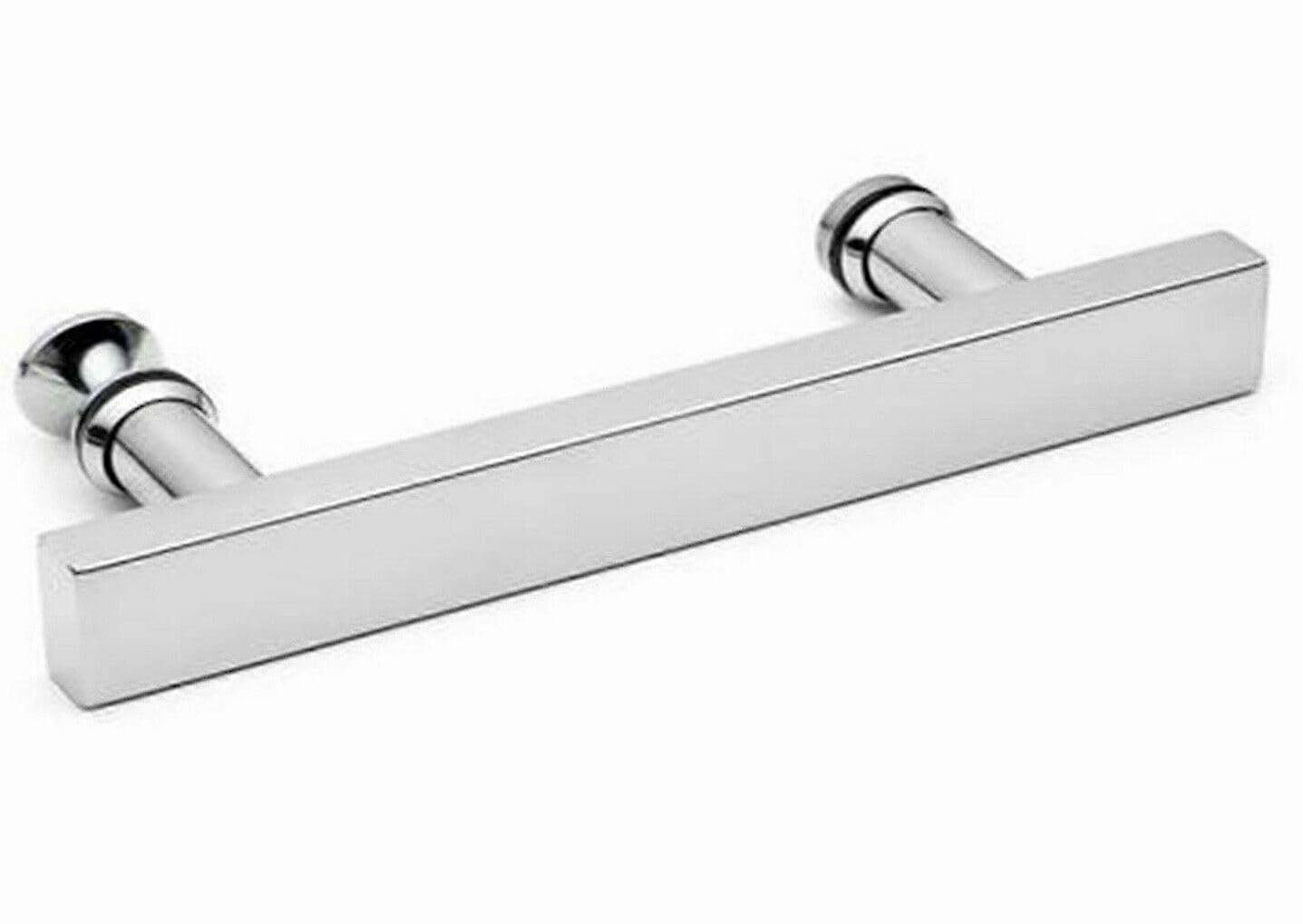 Round Handle Glass Door Handle Shower Door Fitting Stainless Steel Bar Handle TG6 304 mm XL