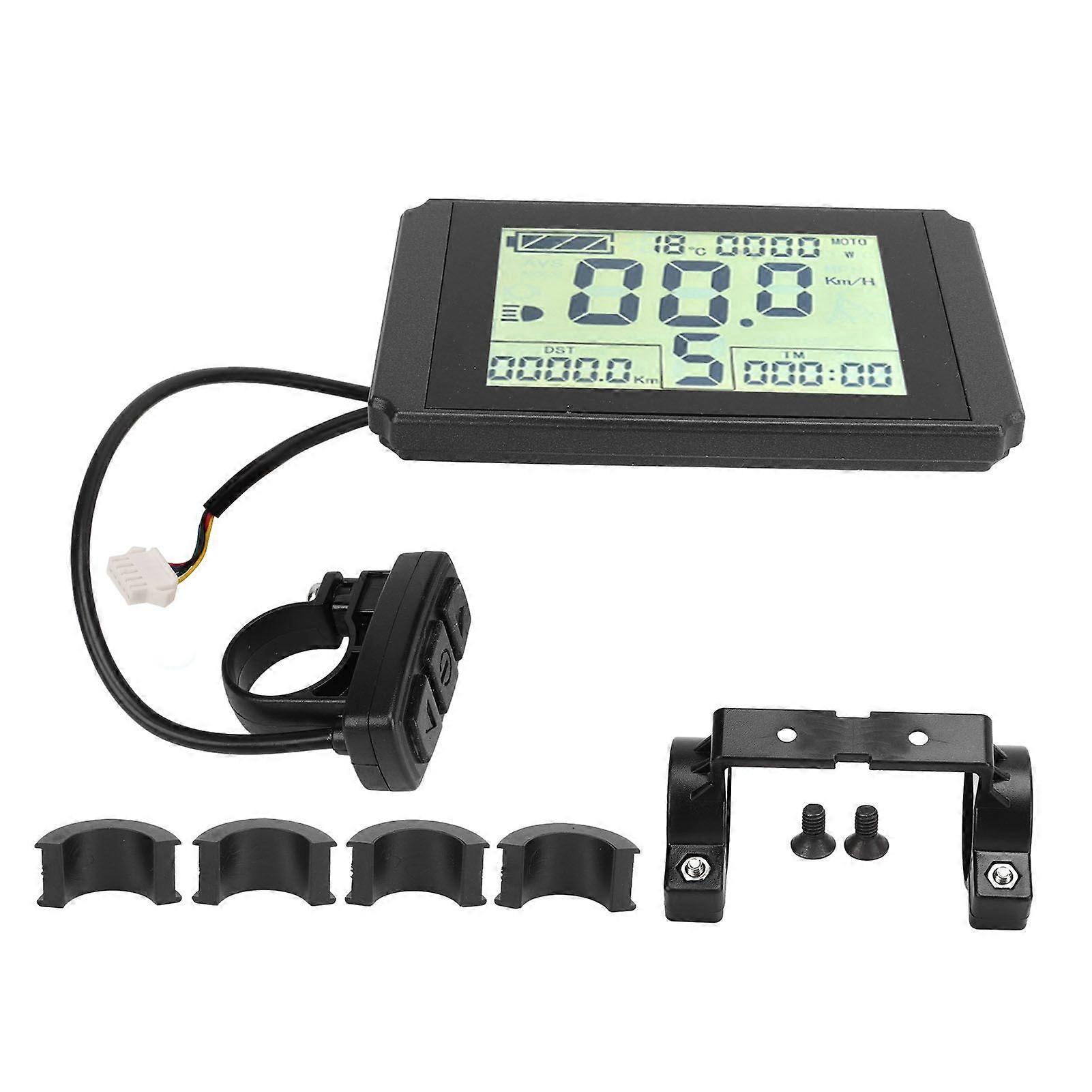 Electric Bike LCD Display Replacement Part Modification LCD10H Display Panel SM Connector for KT