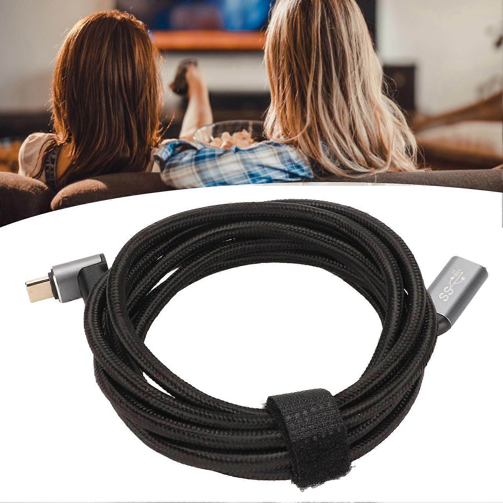 USB C 3.2オス-メスケーブルPD100W急速充電10Gbps 4K、60HzでSteam Deckゲームコンソール用USB C充電ケーブル