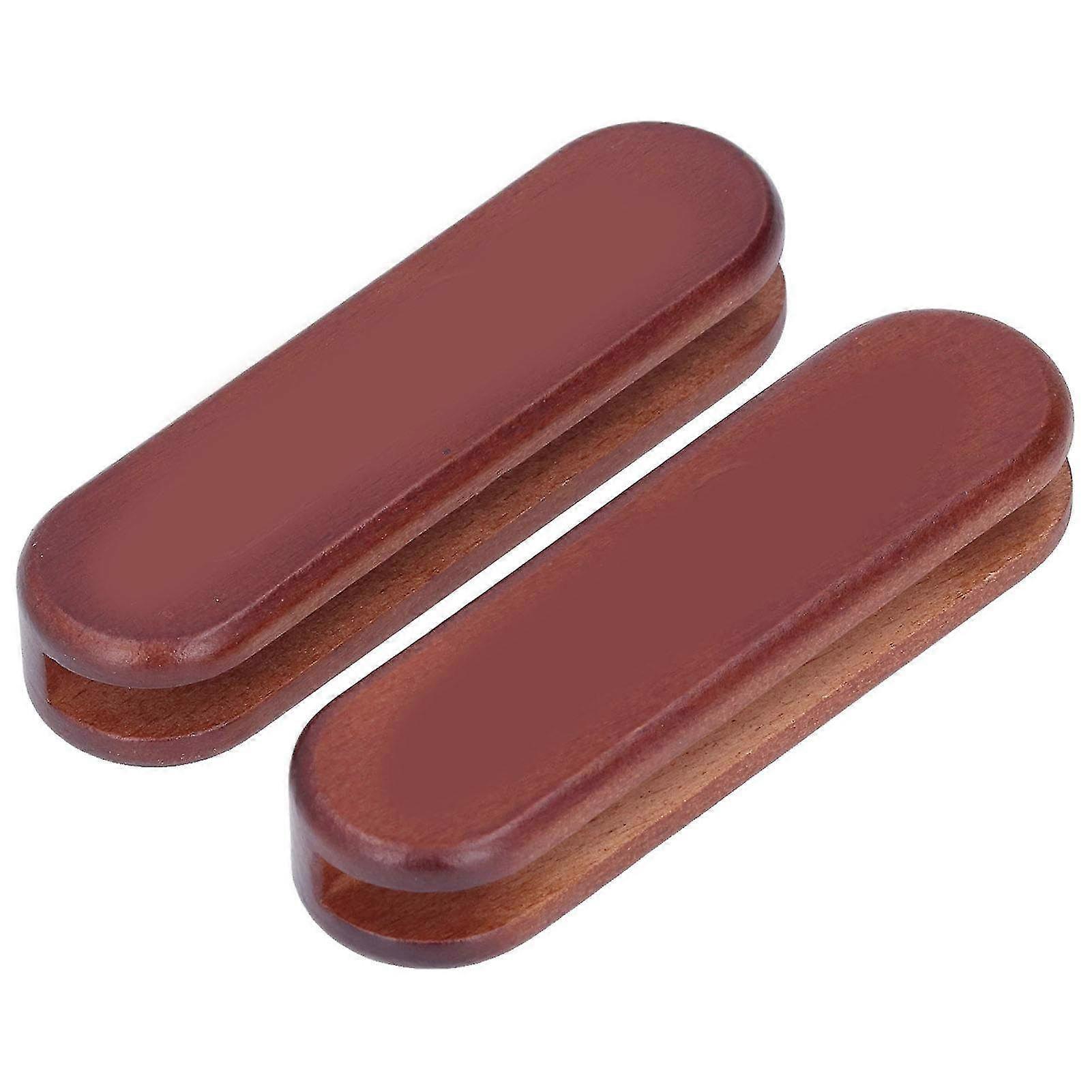 סט כלי אפייה 2 חלקים עם ידיות עץ - כלי בישול ניידים עמידים בפני צריבה לקמפינג בחוץ וכיף ברביקיו