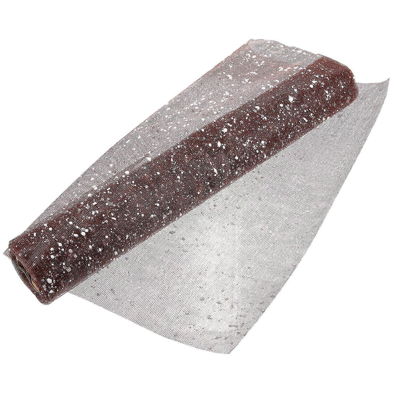 Flower Wrapping Gauze Roll For Florist Supplies 50x10cm Coffee Gift Wrapping 1 Roll