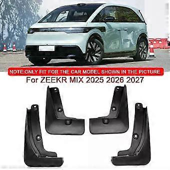 For ZEEKR MIX 2025 2026 2027 Car Styling ABS Car Mud Flaps Splash Guard Mudguards MudFlaps Front Rear Fender Auto Accessories-xj