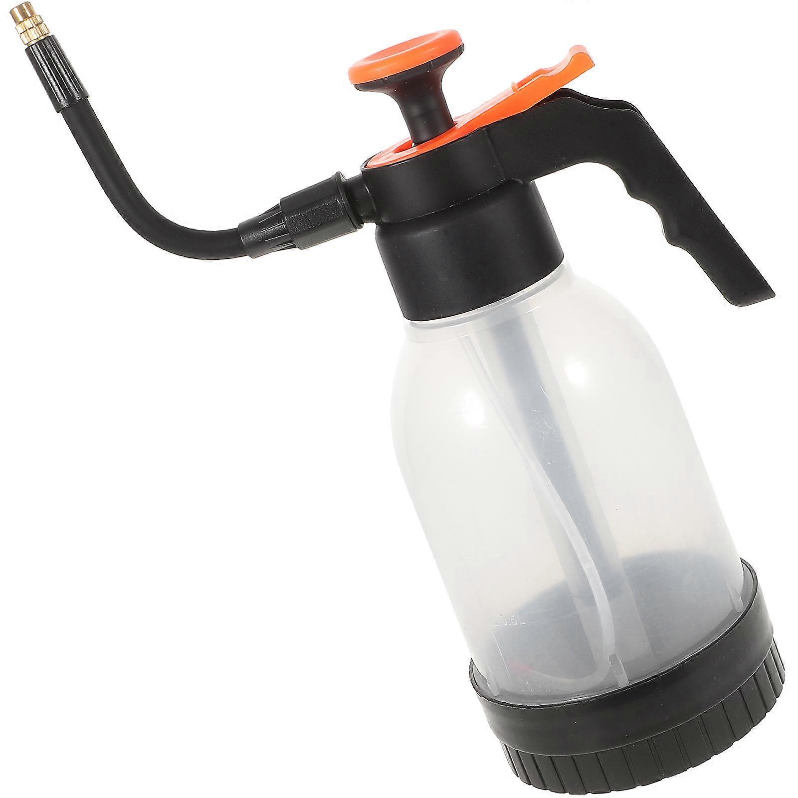 Hand Held Pressure Water Sprayer Bottle Durable Plastic Practical Design 1Pc For Garden Work