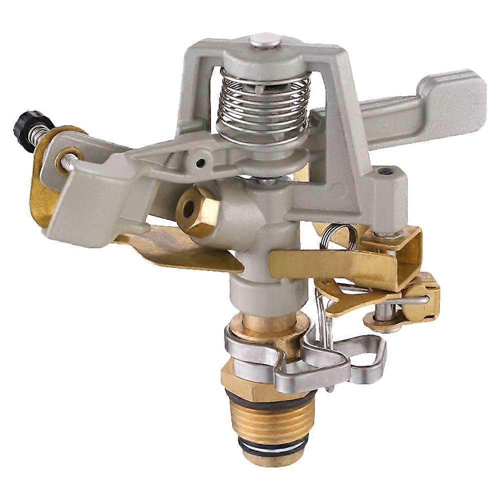 Garden Hose Sprinkler Nozzle Outdoor Gardening Assorted Color 360 Degree Rotation Durable Zinc Alloy 1Set