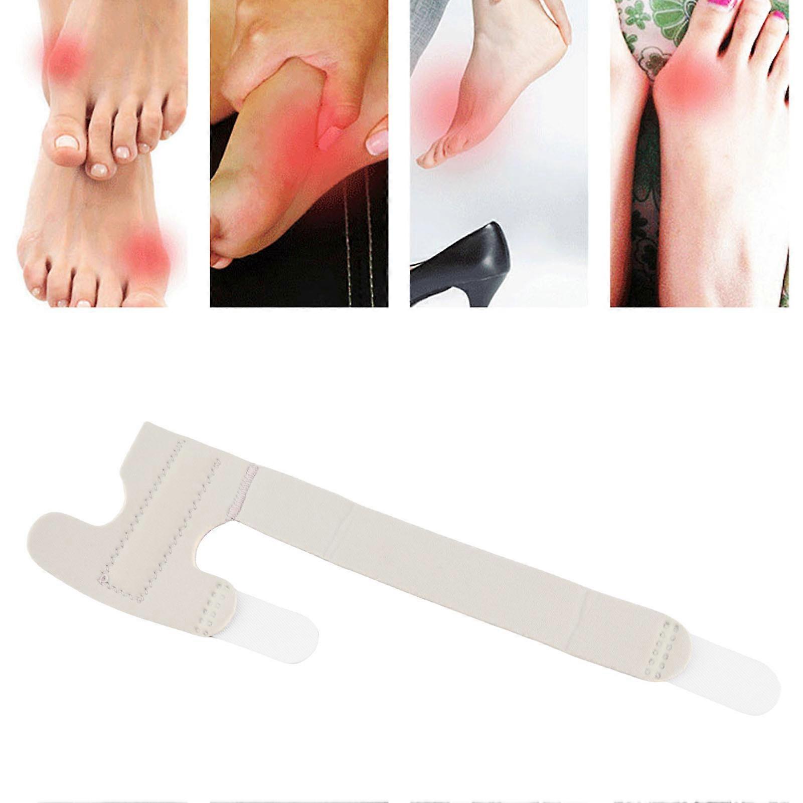 Toe Brace Portable Breathable Adjustable Hook and Loop Fixation Toe Brace Gray