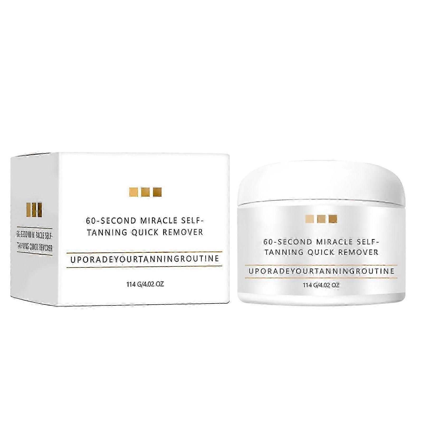 Tan Remover,Self Tan Remover,60 Second Miracle Self Tanning Quick RemoverExpress tan remover& Exfoliating Tan Eraser Body Scrub