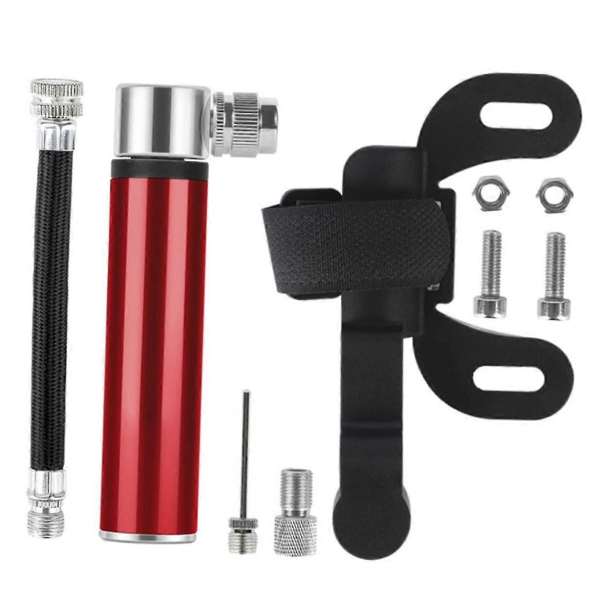 Mini Bicycle Air Pump Portable Hand Pump for Mountain and Road Bikes, Manual Cycle Pump for Tyres, Lightweight and Compact
