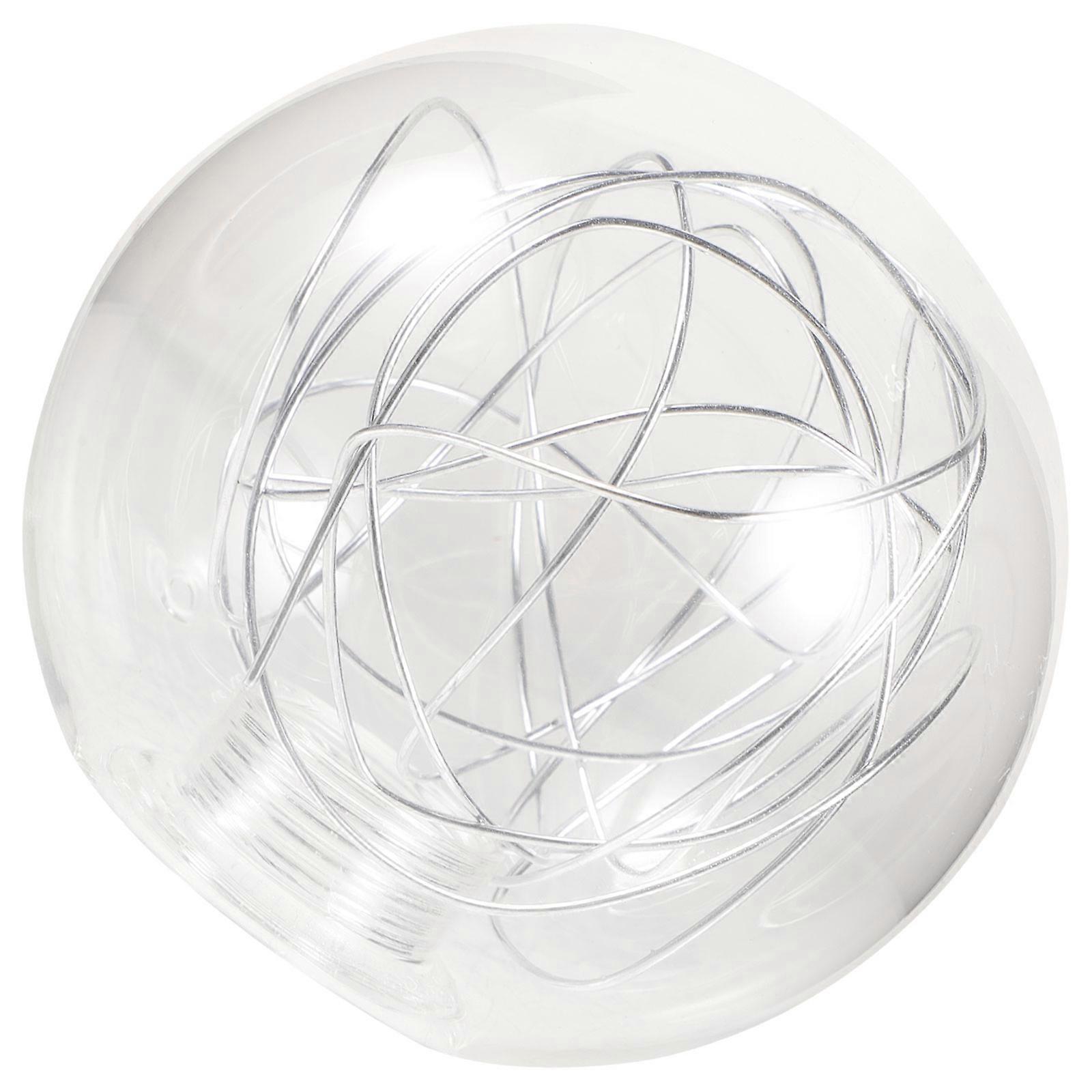 Round Glass Lampshade For Pendant Light Silver Color 8.00X8.00X8.00CM Light Protection 1Pcs