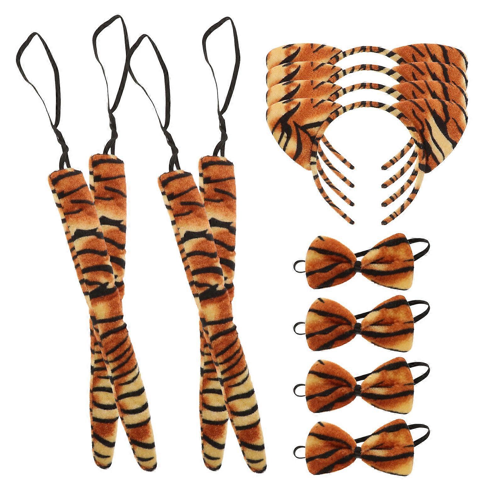 Cosplay Tiger Accessories Set, Durable Build Quality, Suitable for Various Events
