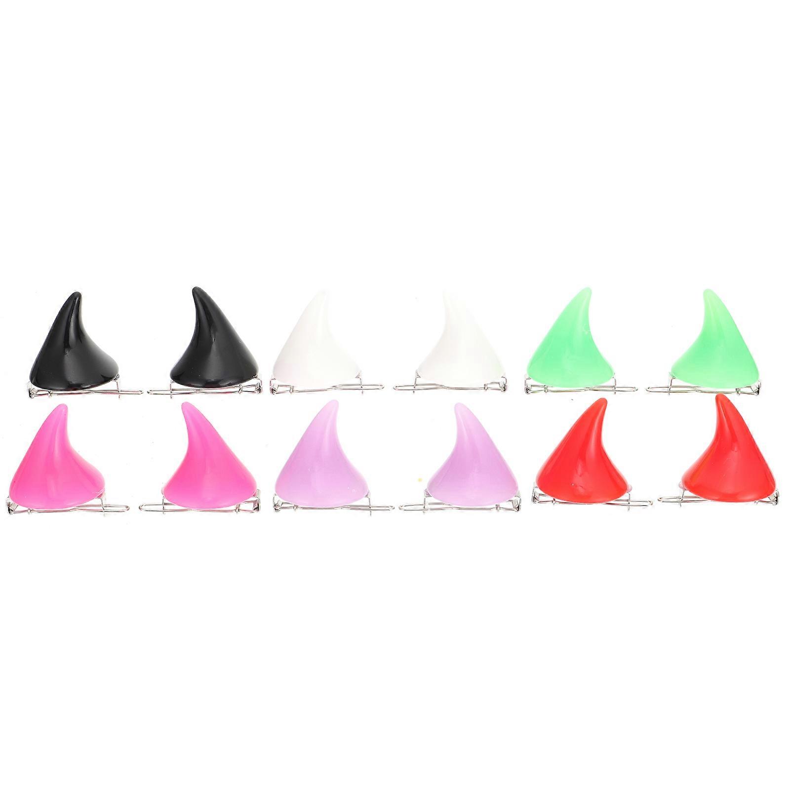 Wystrój świąteczny, praktyczne spinki do włosów z rogu do strojów na imprezy, design