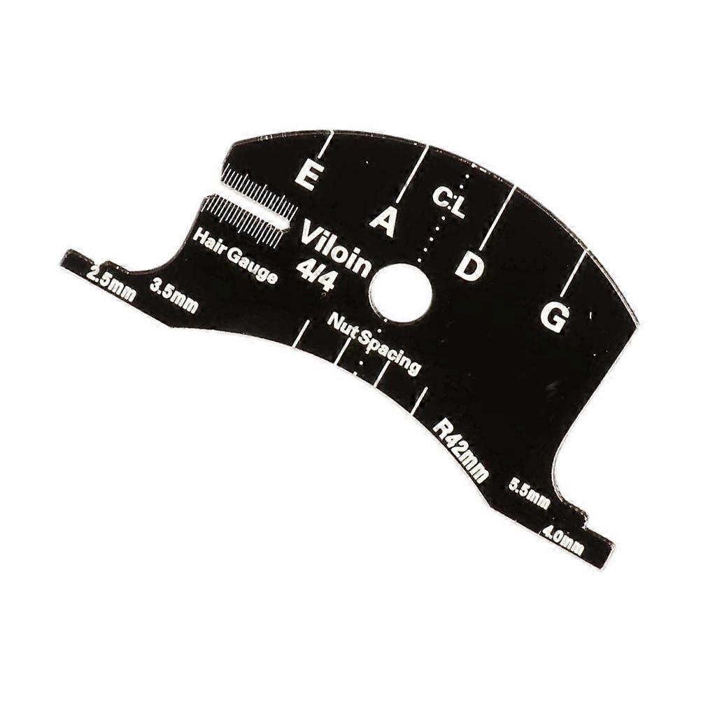 Multifunctional Violin Bridge Repair Tool with Measuring Template for Accurate Saddle Distance – Luthier Accessory for Violin Maintenance and Timbre