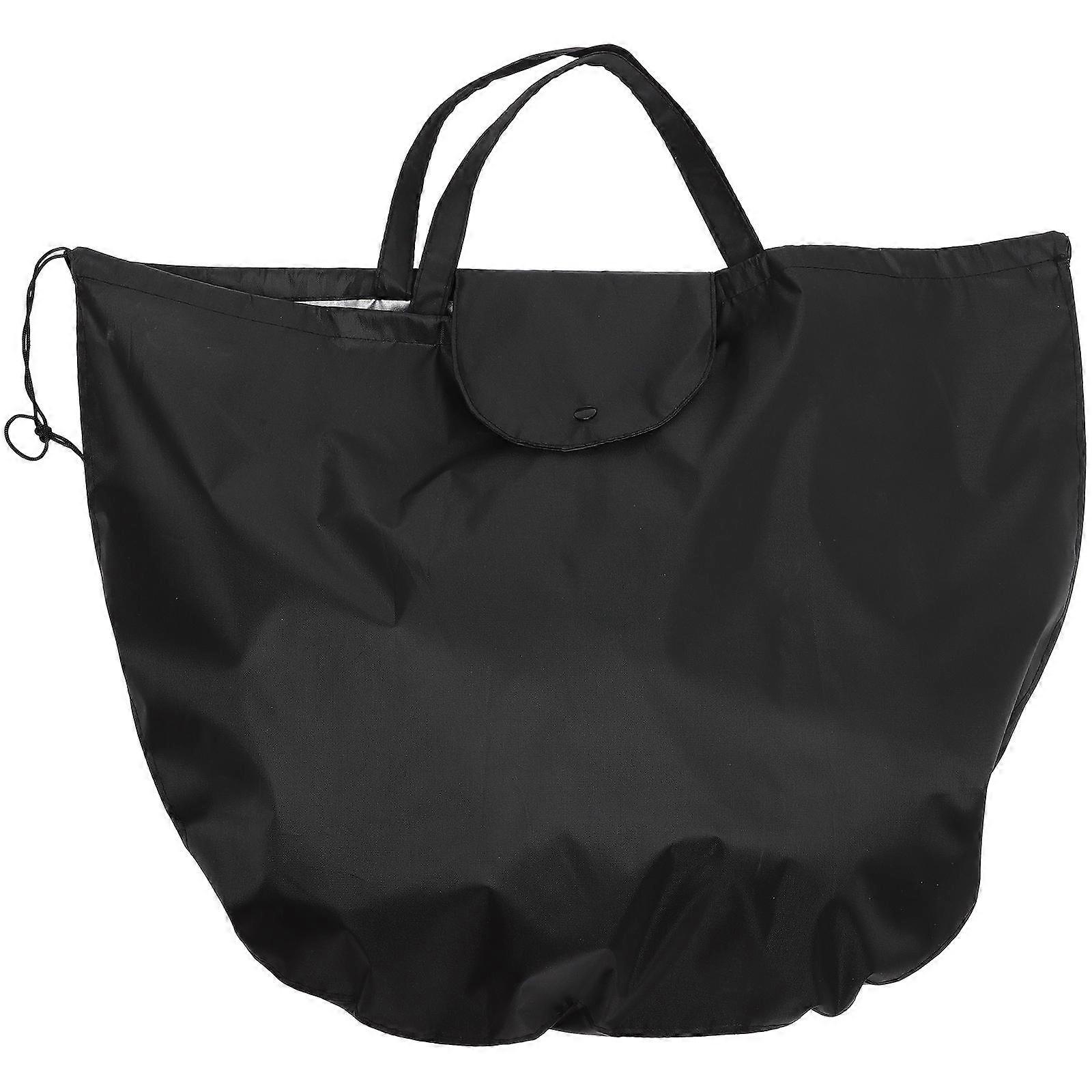 Multipurpose Motorcycle Bag Storage Pouch Black for Exercise School Motorcycle Riding 1Set