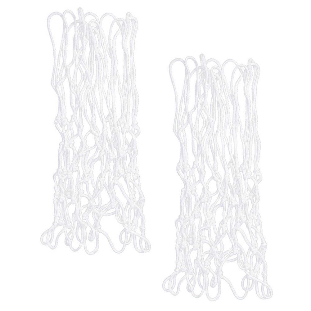Replacement Basketball Nets Designed For Indoor And Outdoor Use 48X20CM Training Tool 2Pcs