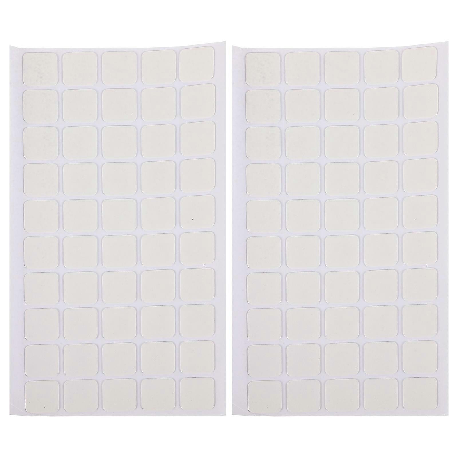 It sounds like you're referring to a product listing or description for **"100pcs Double Sided Nano Adhesive Tape Squares / Mounting Dots"**