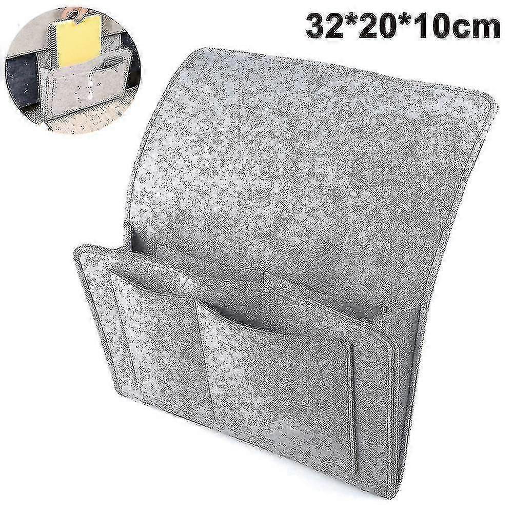 Bedside Sofa Desk Felt Hanging Organizer Bag With 5 Pockets Hr
