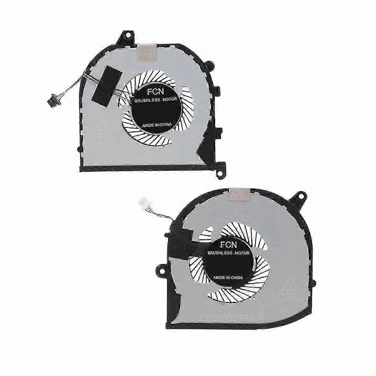 Laptop Cooling Fan for CPU & GPU Compatible with Dell XPS 15 Models Precision Series P56F002 Replacement Cooling Solution