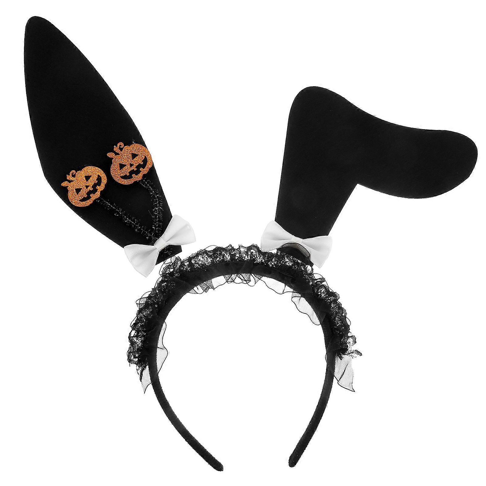 Cosplay Hair Clasp 3Pcs Rabbit Ears Shape Accessory For Women Halloween Party 33X29CM