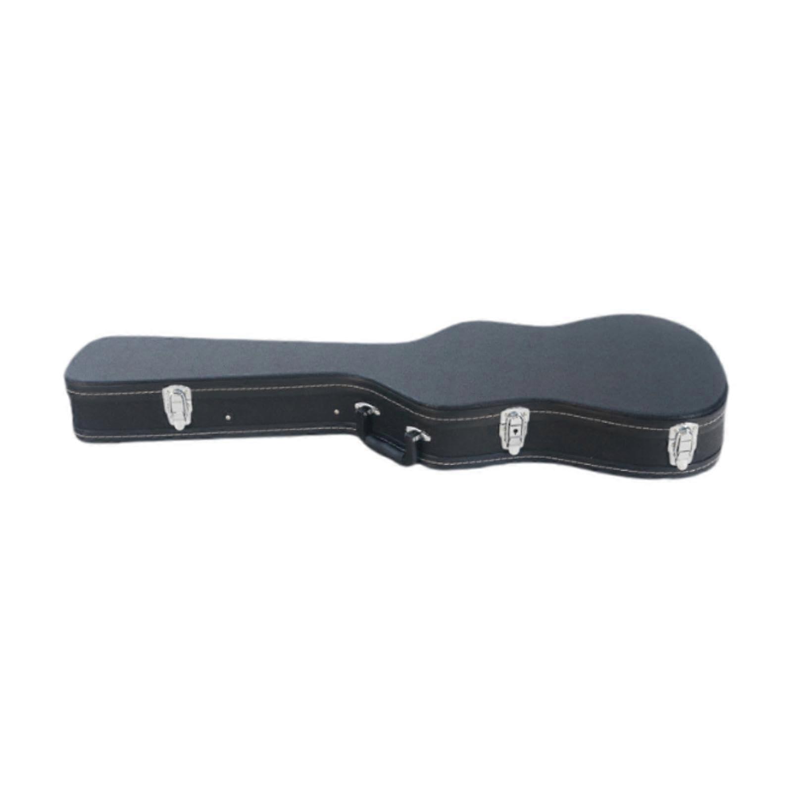 Electric Bass Guitar Case Black Padded Portable with Side Handle Professional Protection for Standard Size Basses