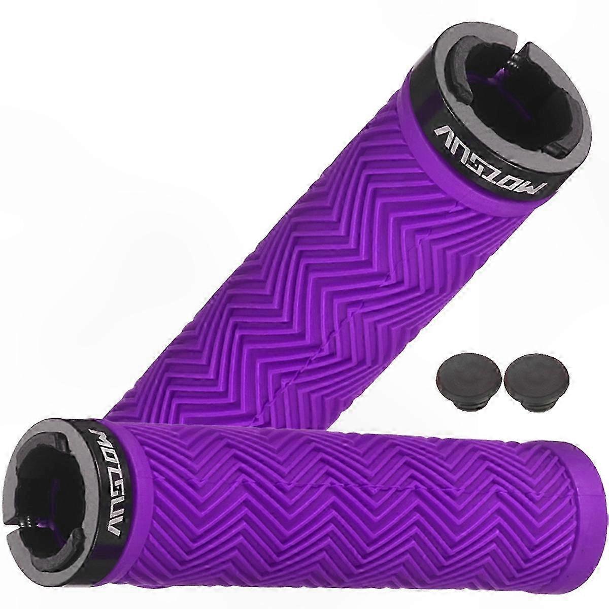 Soft Rubber Mountain Bike Handlebar Grips with Dustproof Protection for Enhanced Comfort and Control