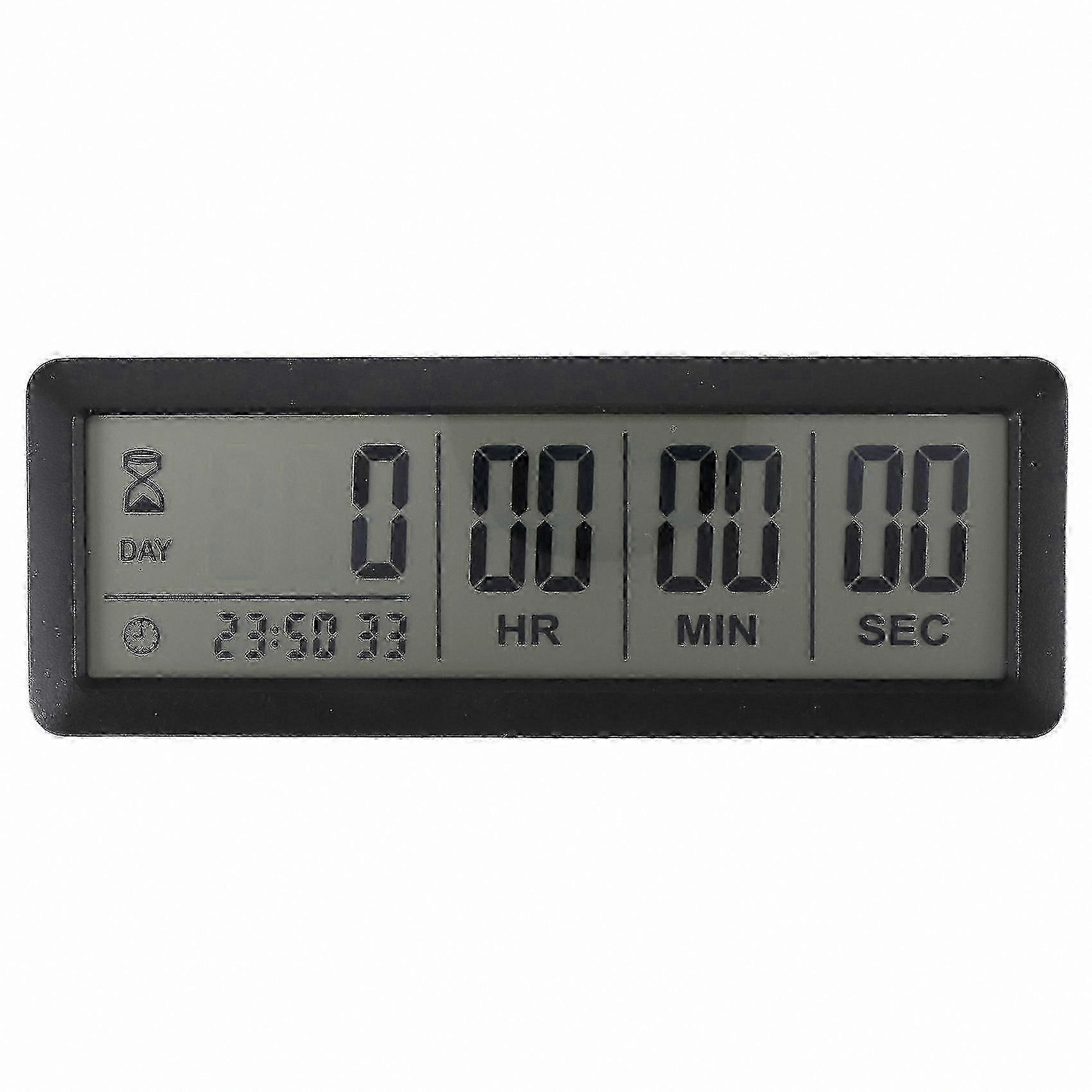 Digital Countdown Timer Clock - 999 Days Graduation Lab Kitchen Countdown Clock (Black)