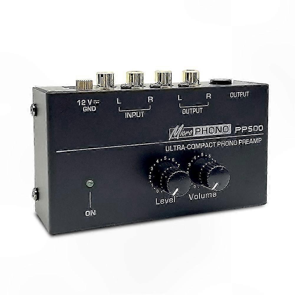 Phono Preamp for Turntable with Volume Control, US Plug, Compatible with Vinyl Record Players