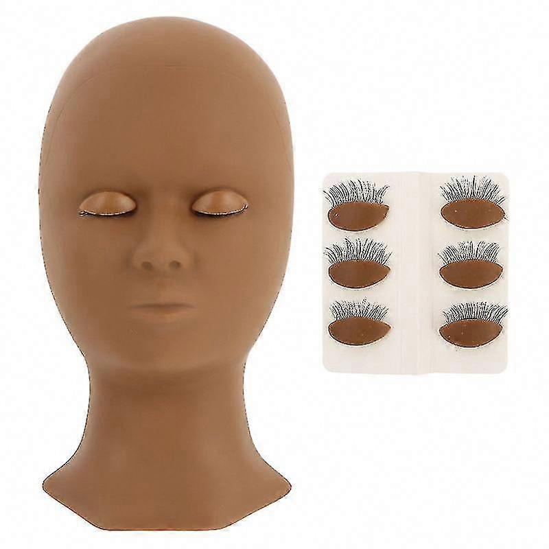 1 Set Lash Mannequin Head for Eyelash Extension Training